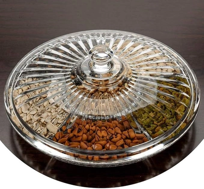Dry Food Plate Compartment With Cover