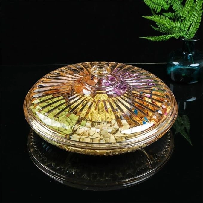 Dry Food Plate Compartment With Cover