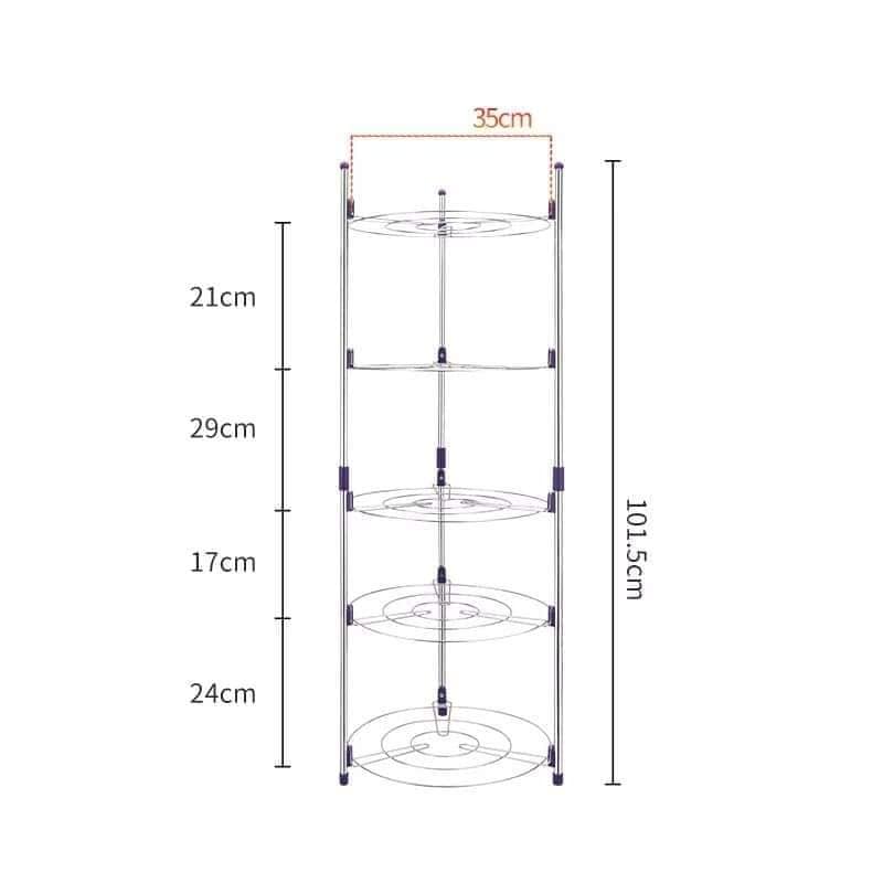 5 Layer Pot Rack