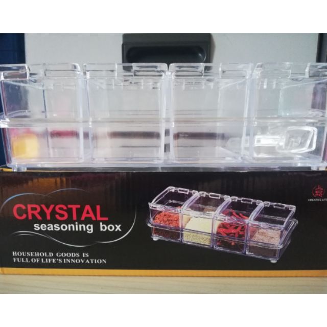 Acrylic Crystal Kitchen Storage Box