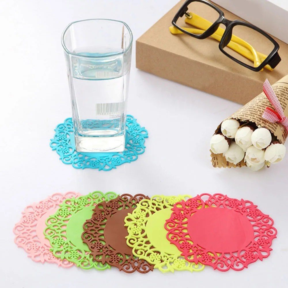 2 Pcs Silicon Table Mat
